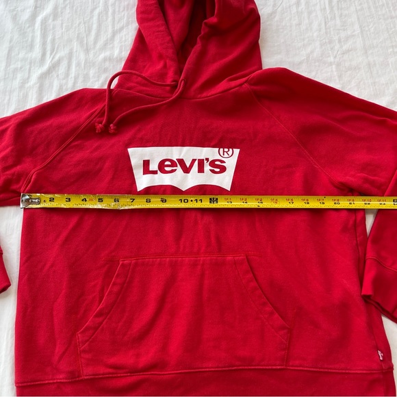 Levi’s Big Boy Batwing Pullover Hoodie - Red, Size XL - Picture 8 of 13